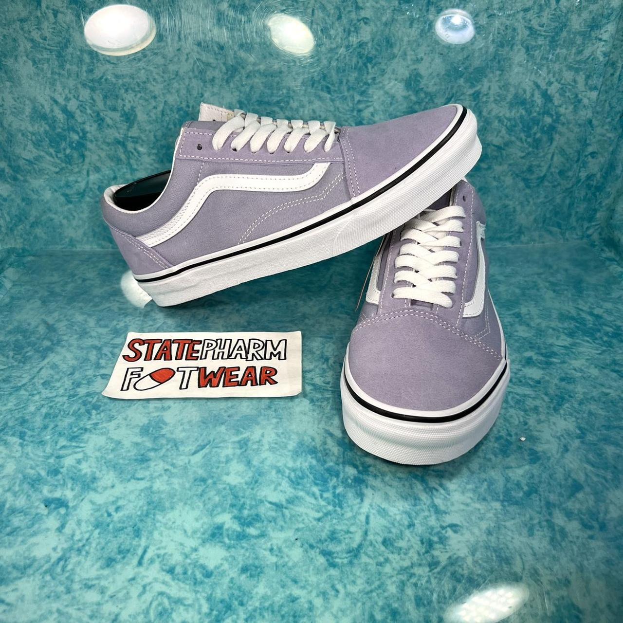 Brand new Vans Old Skool 'Languid Lavender'. Size... - Depop