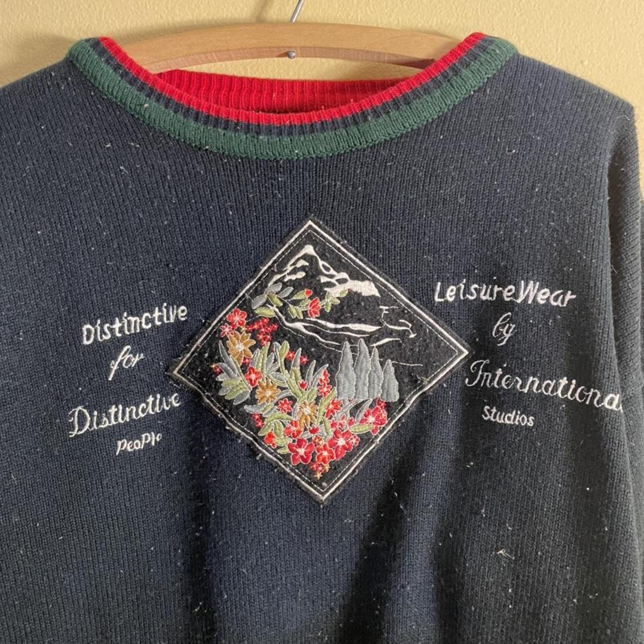 Vintage 1980 S Grandma Style Sweater With These Cool Depop