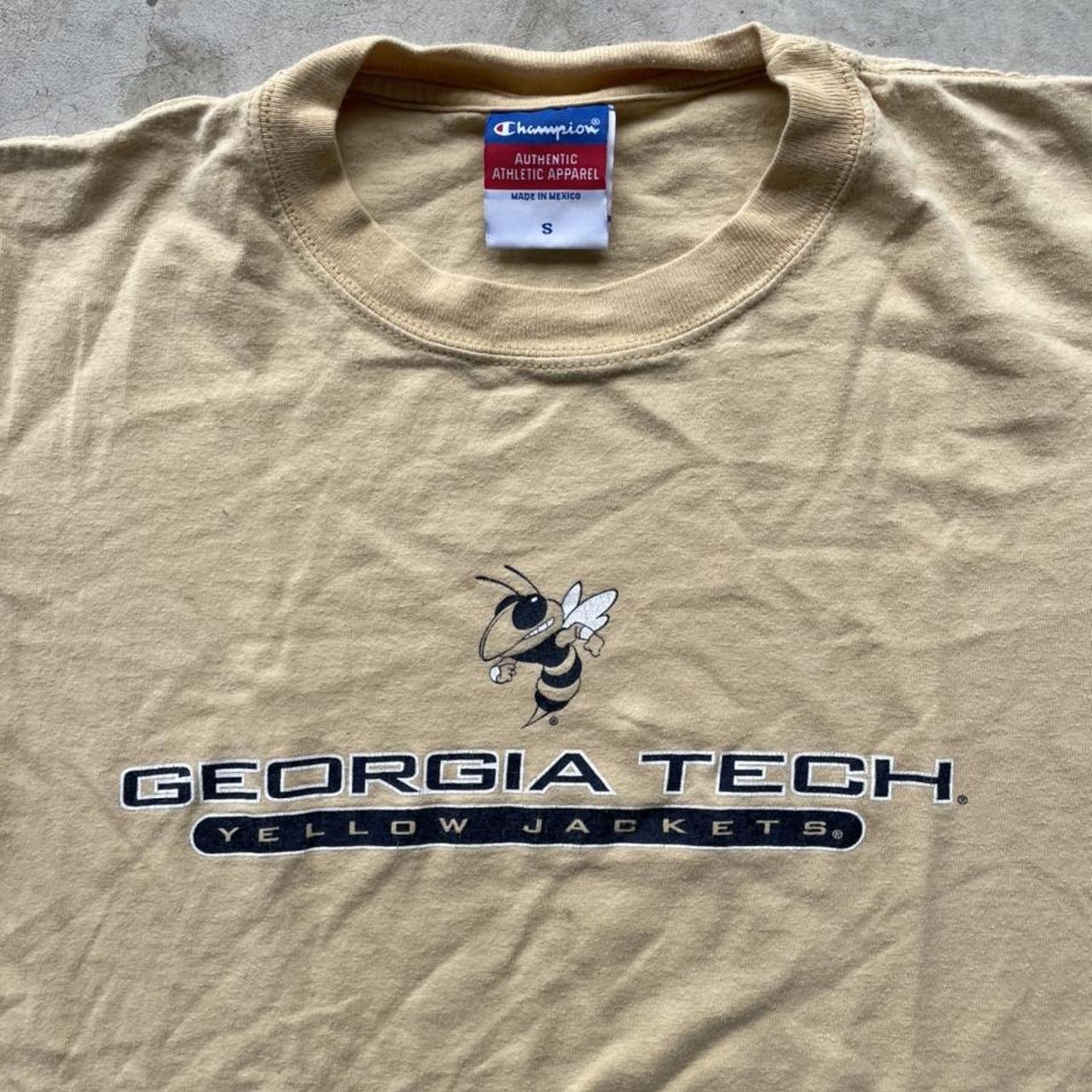 Georgia Tech Yellow Jackets Champion tee. Love the... - Depop 