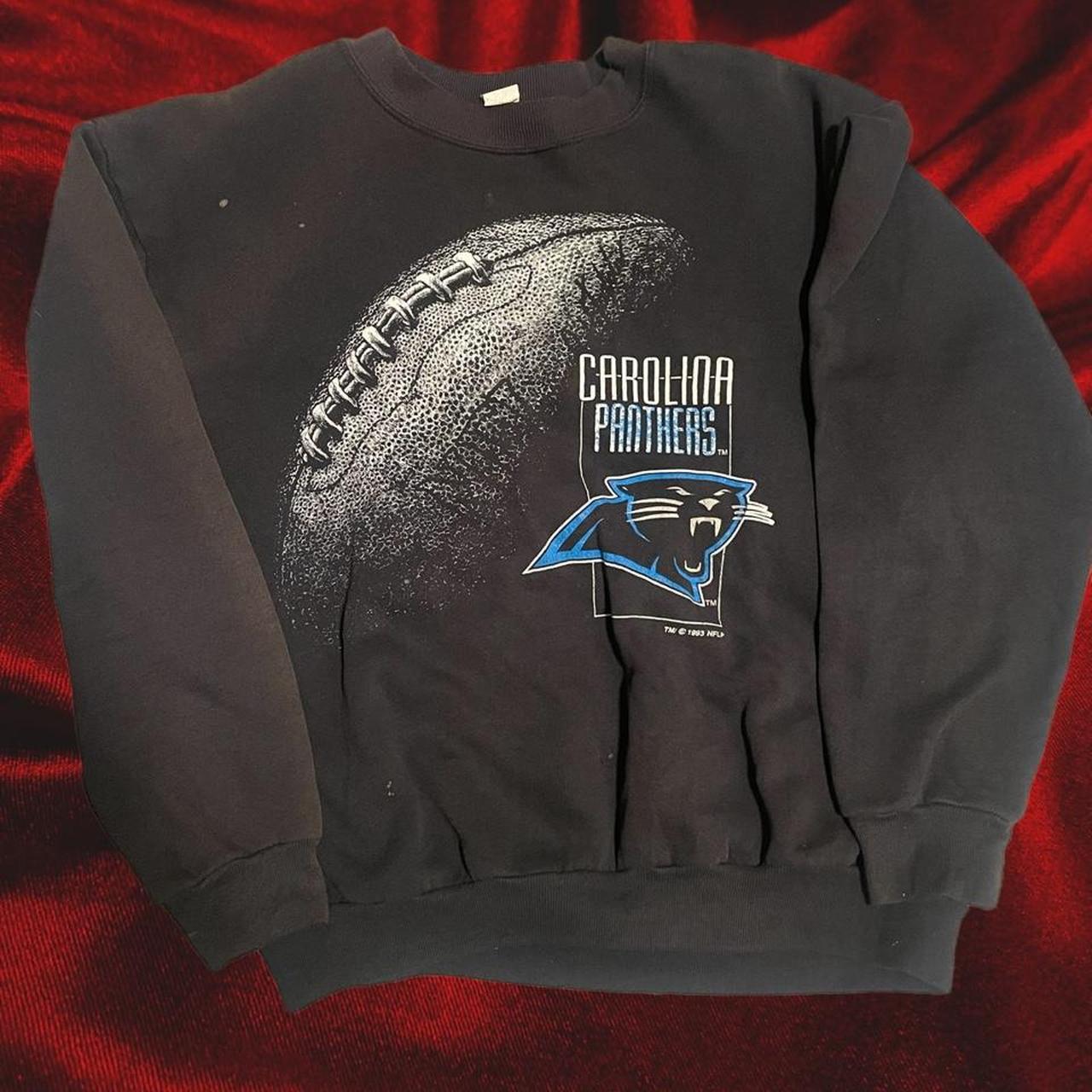 VINTAGE CAROLINA PANTHERS HOODIE EXCELLENT PREOWNED - Depop