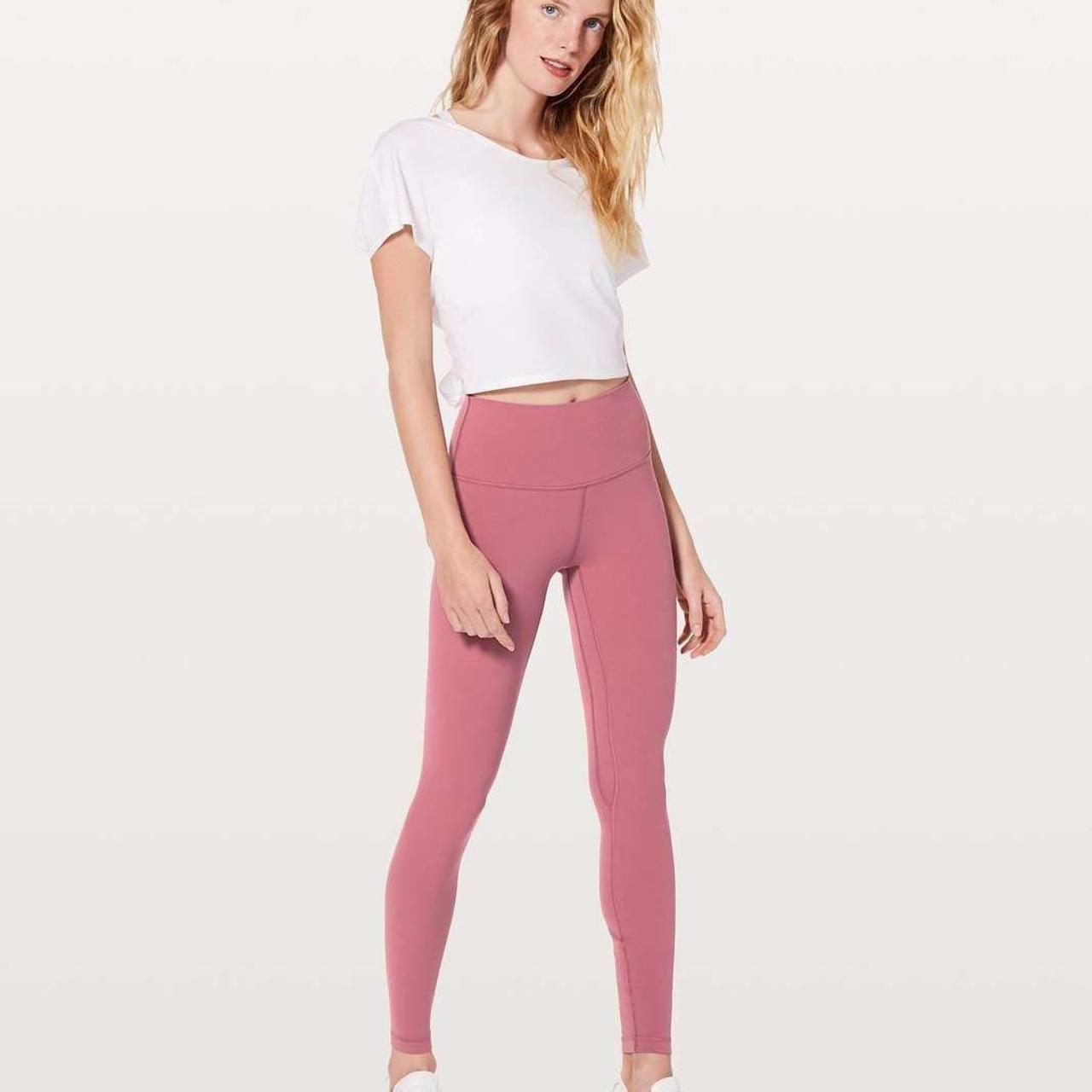 dusty pink lululemon leggings