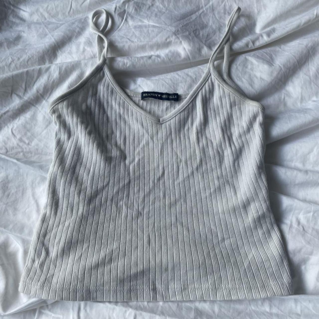 brandy melville ribbed tank top great condition Depop
