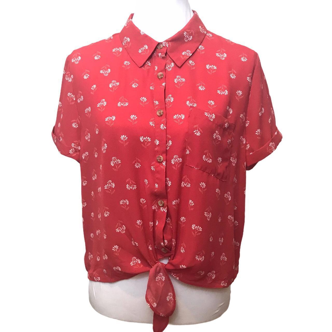 Product Image 4 - Floral Print Tie-Front Camp Shirt