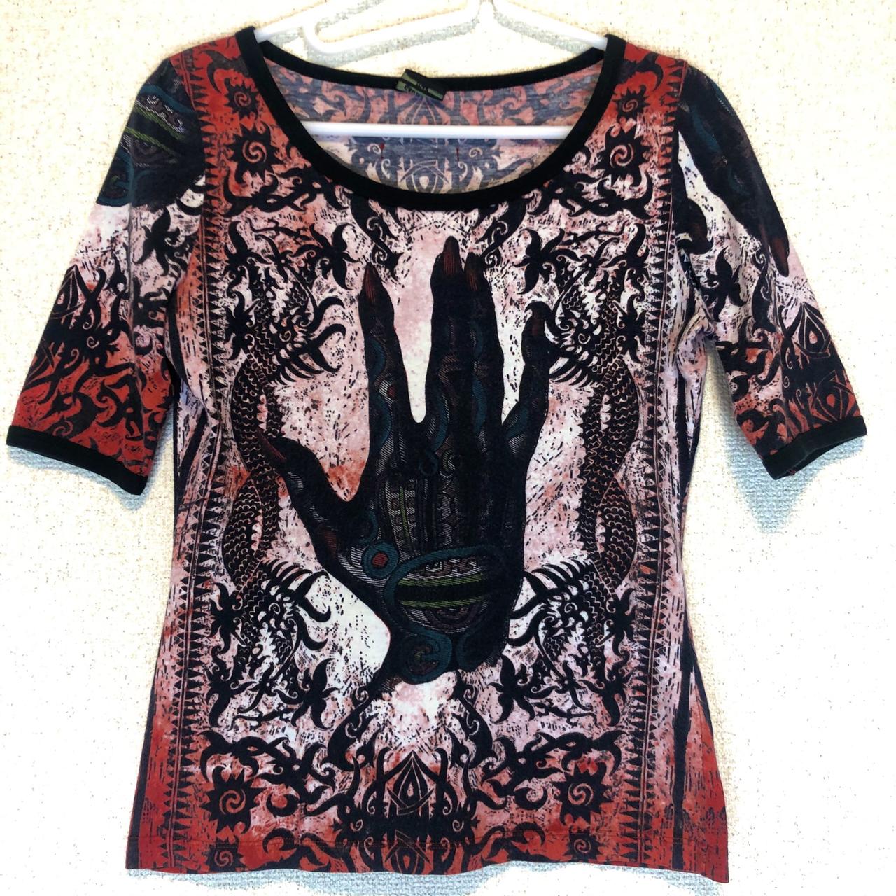 トップス vintage FOTUS cyber design top vintage FOTUS cyber design top