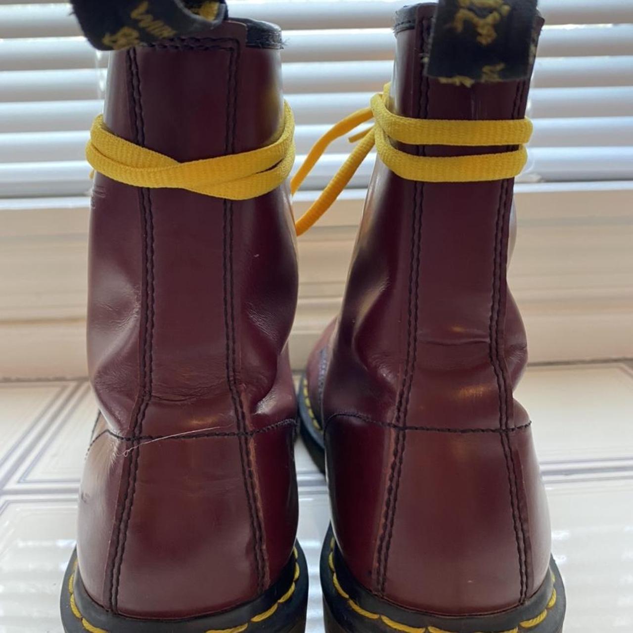 Dr. Martens Men's Burgundy and Red Boots (3)