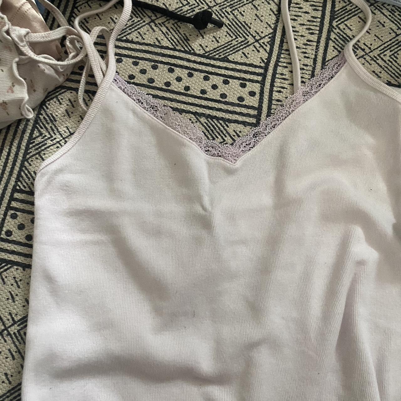 Brandy Melville pink Nicolette tank Brandy Melville... - Depop