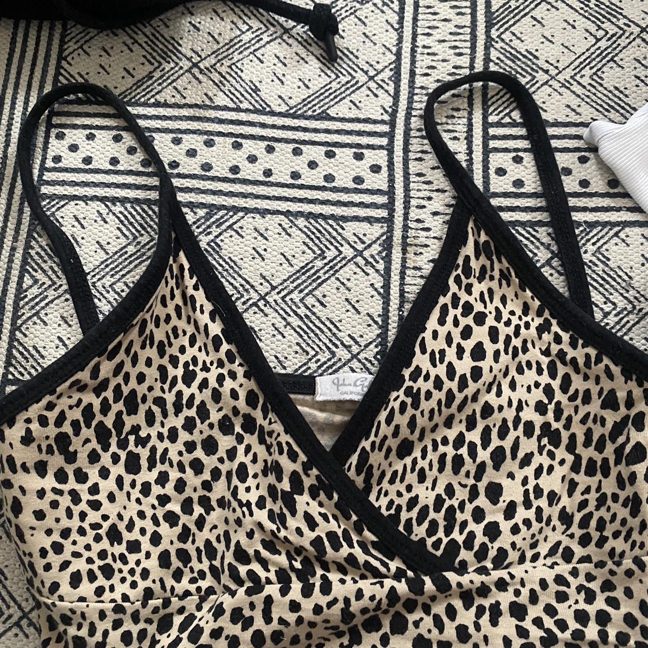 Brandy Melville cheetah print amara tank Brandy... - Depop