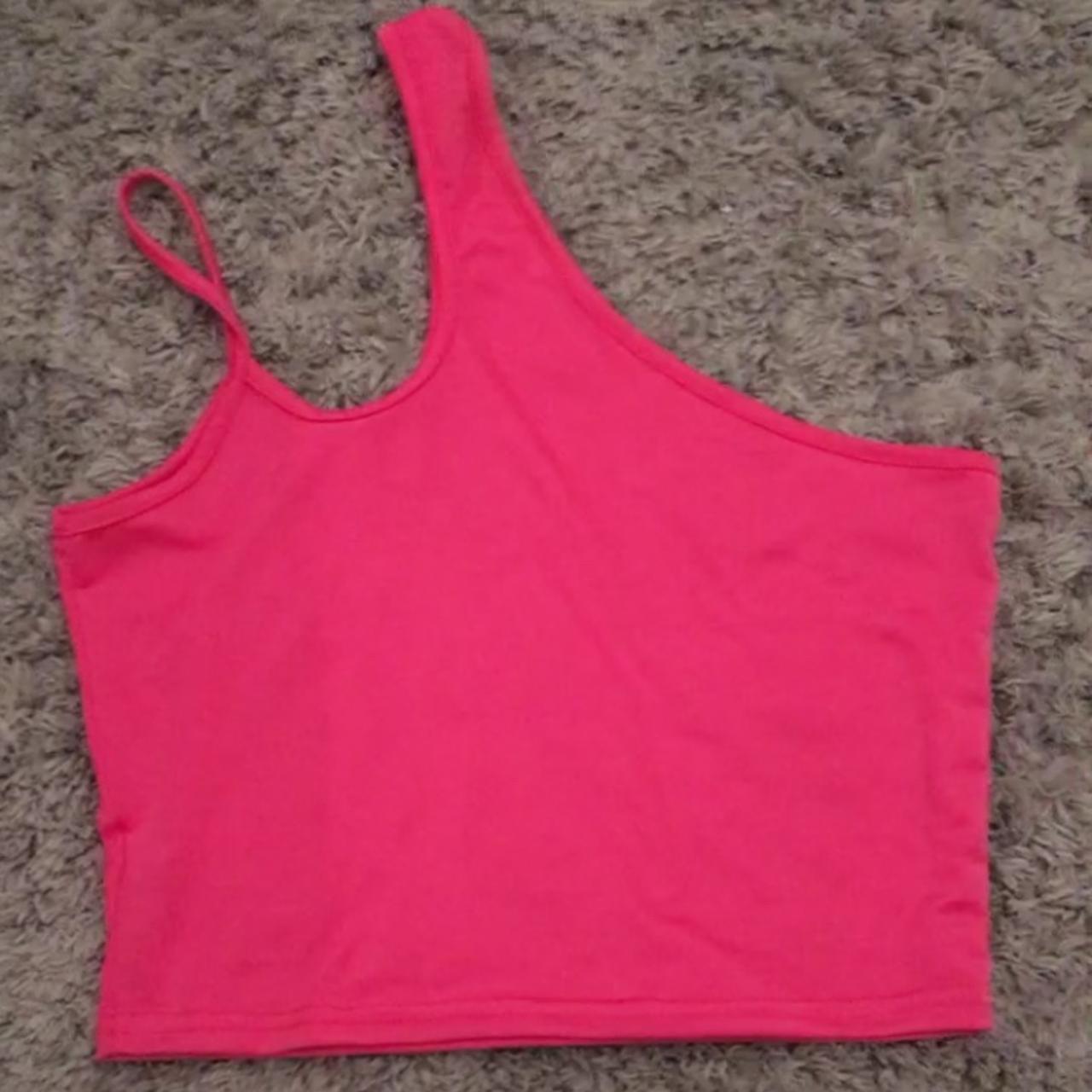 Cute Pink Crop Top Size 6 8 Croptop Depop 4191