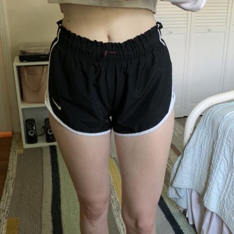 Nike running shorts with built in underwear. Never - Depop