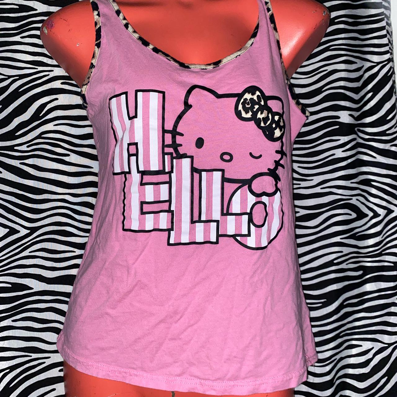 Hello kitty Sanrio size large tank top. This hello... - Depop