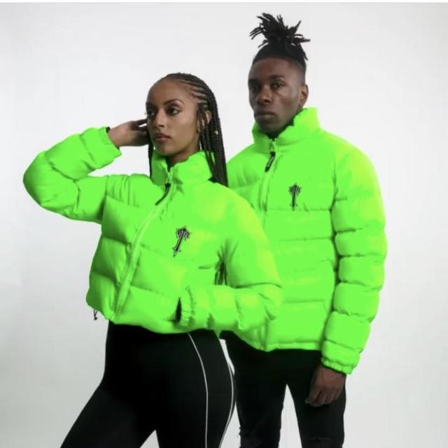 trapstar jacket green