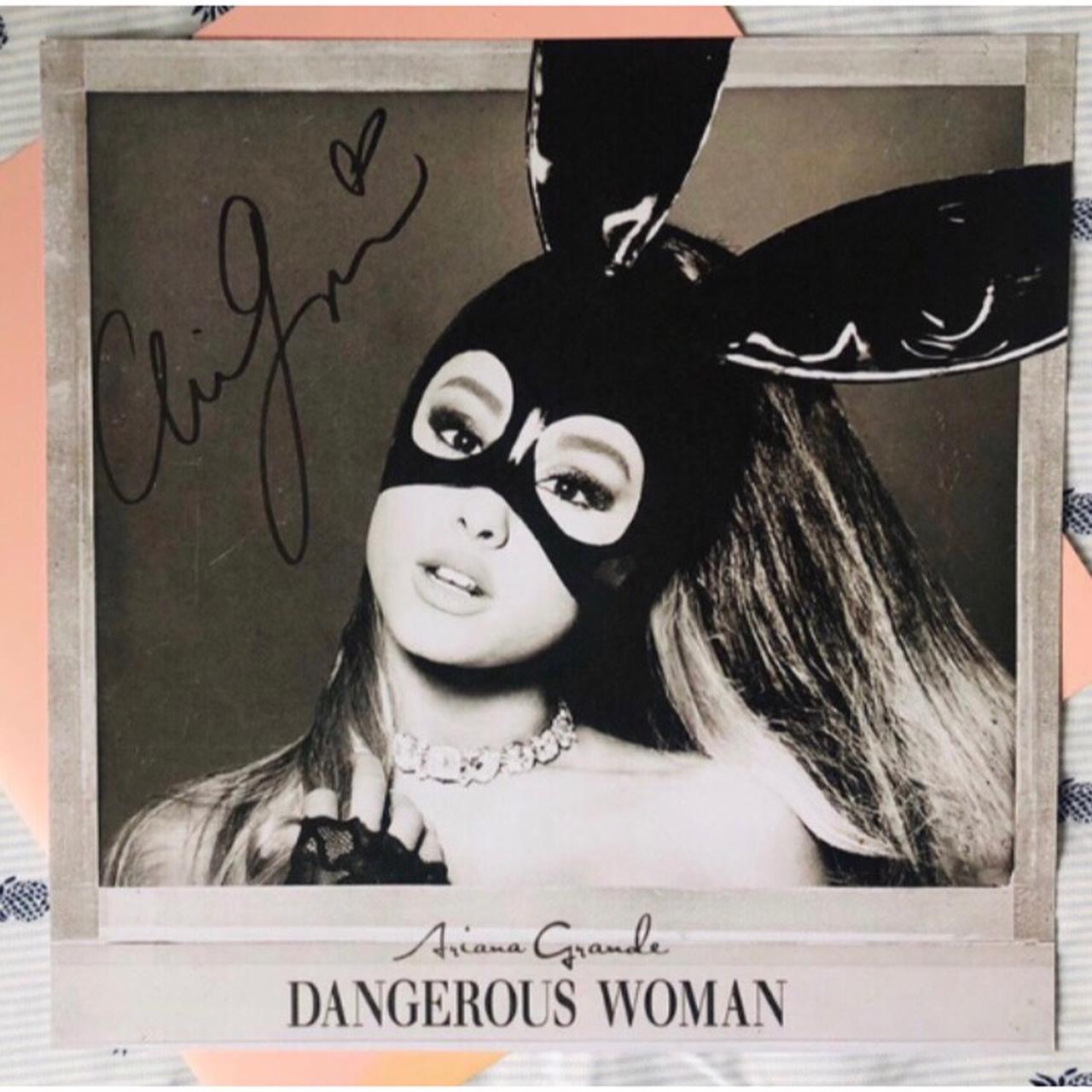 Ariana Grande Dangerous Women Tour Litho/Signed - Depop