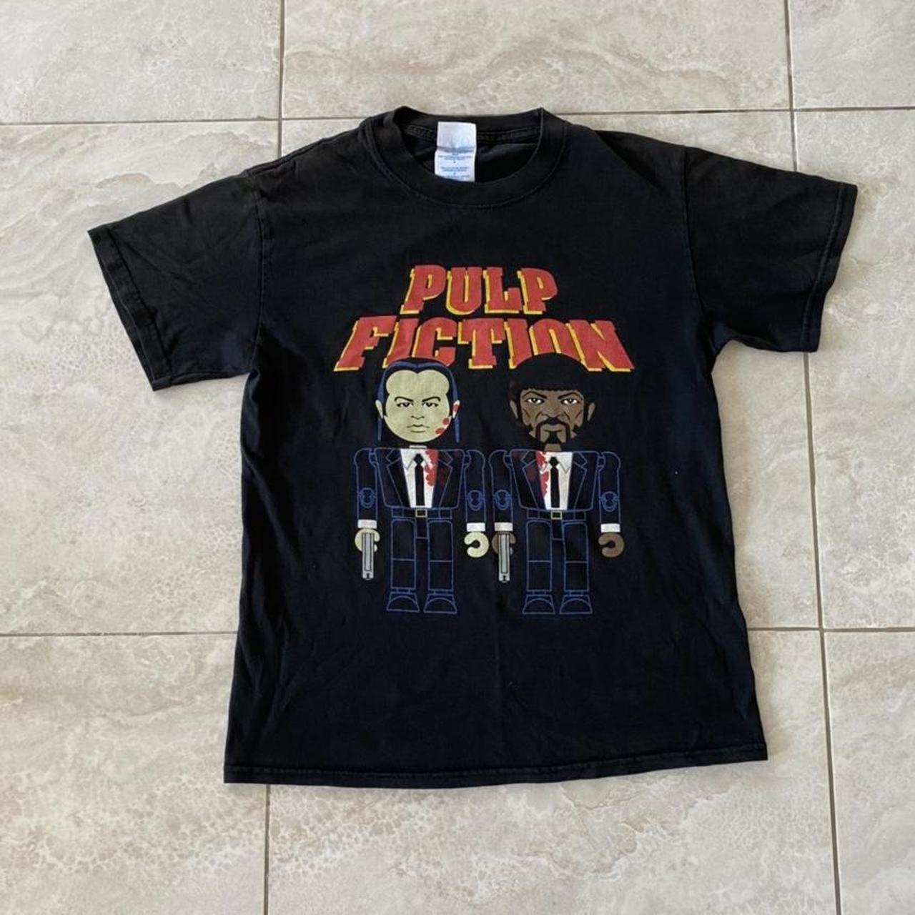 Vintage Black Lego Pulp Fiction Tee Size Small Super | Depop