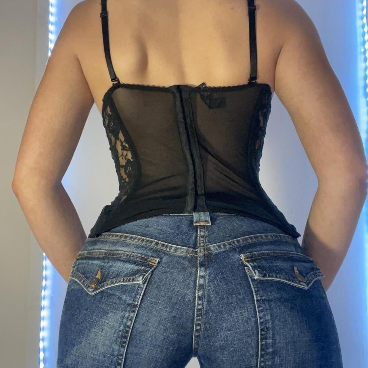 Smart and Sexy Women's Black and White Corset (4)