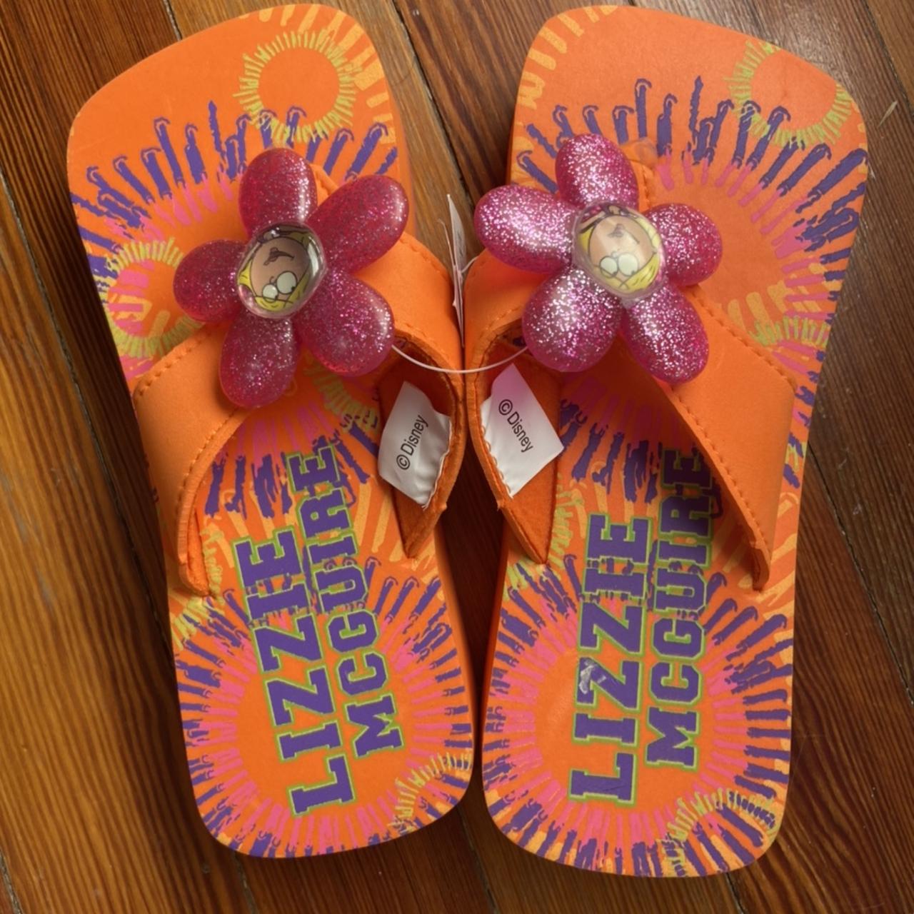 lizzie mcguire platform flip flops