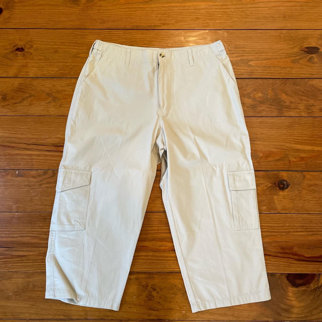 Product Image 1 - Cropped capri khaki cargo pants