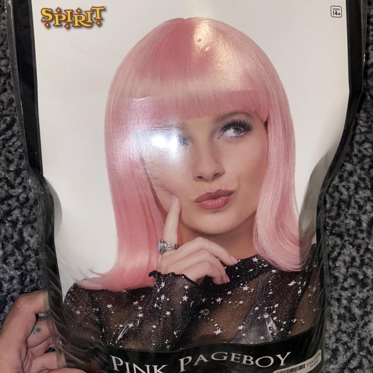 pink wig spirit halloween