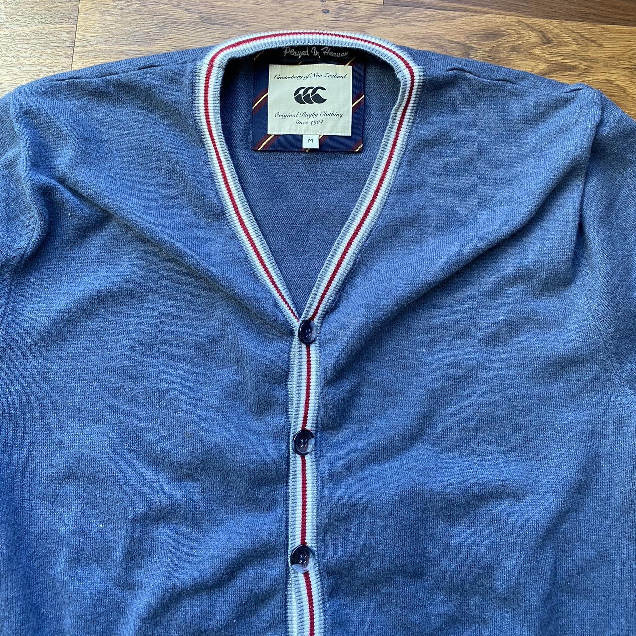 Canterbury Men's Blue and White Jumper (3)