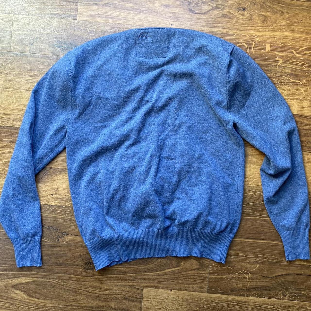 Canterbury Men's Blue and White Jumper (4)
