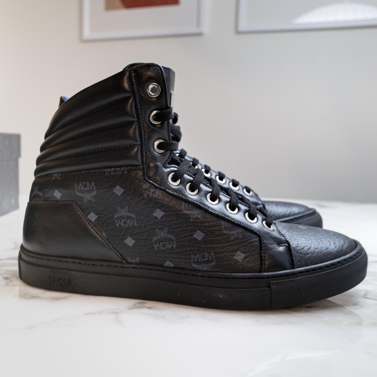 MCM AUTHENTIC men s Carryover high top sneakers