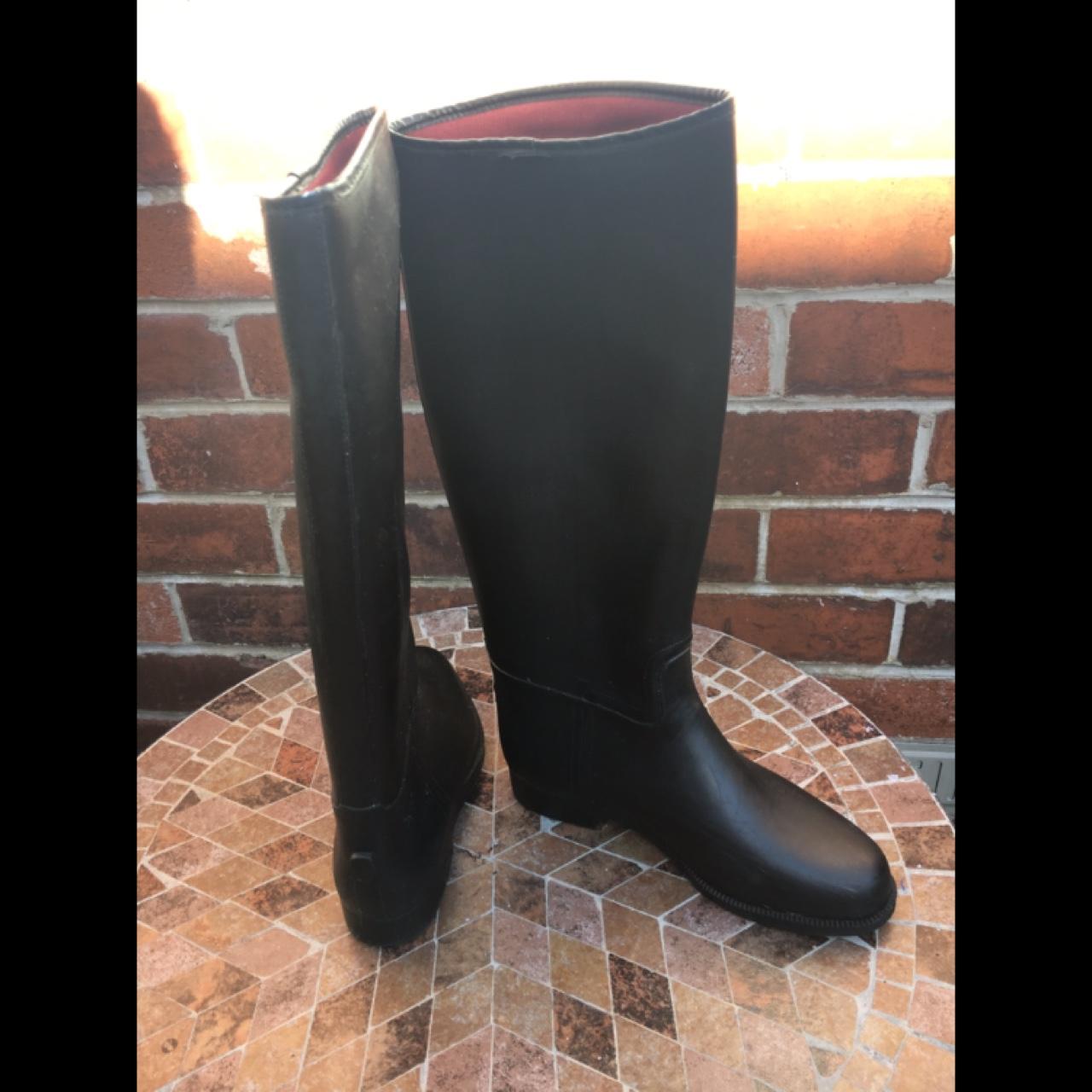 Long riding shop boots size 6