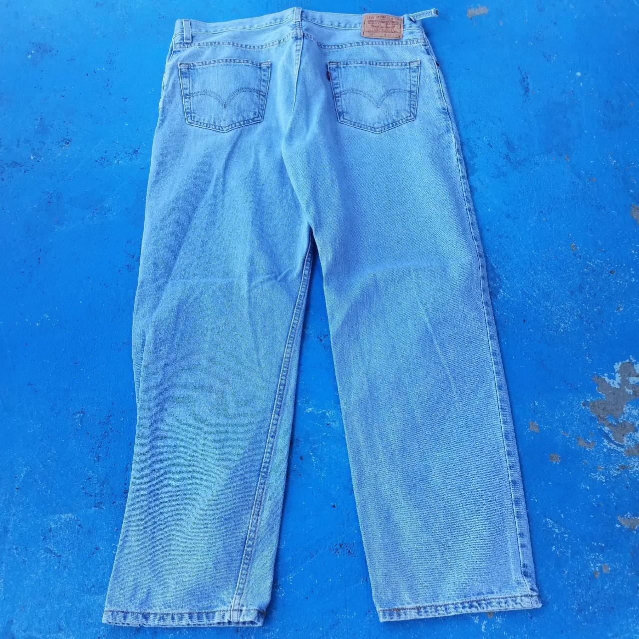 Levis 36 x 30 jeans 550 good condition one belt loop... - Depop