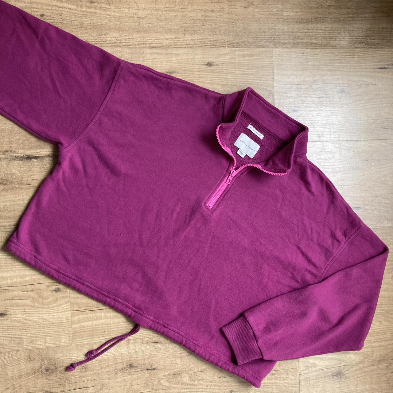 american eagle quarter zip sweatshirt