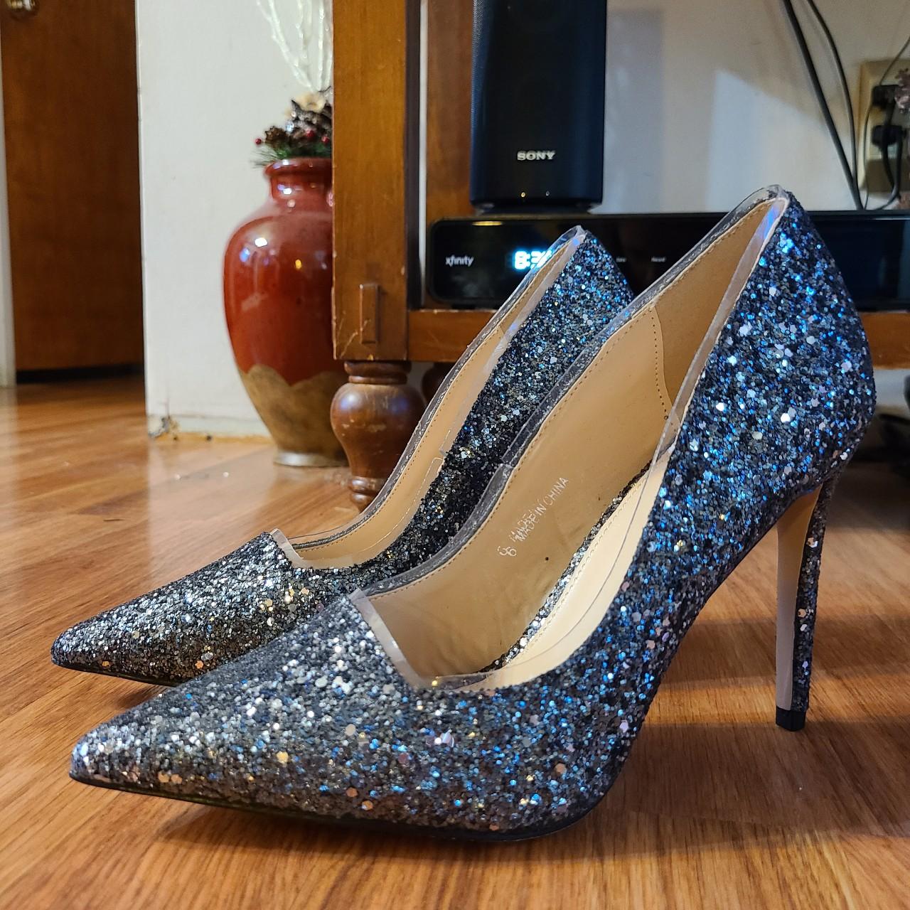 Public desire outlet glitter heels