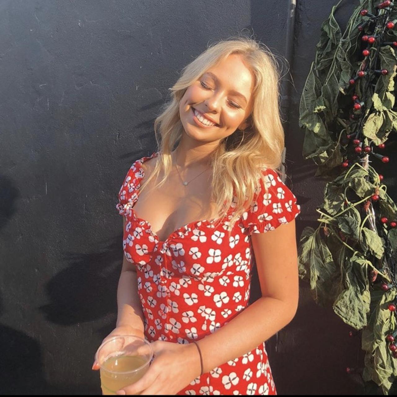 💫KOOKAI💫, red poppy mini dress, missing top