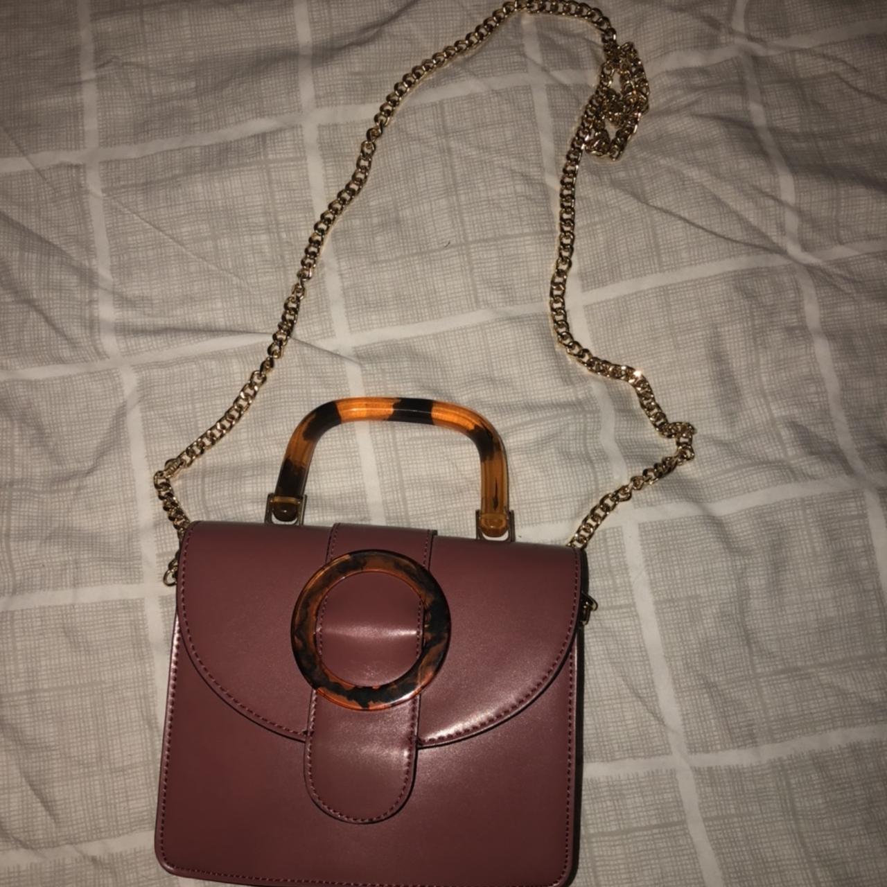 Topshop tortoiseshell handle on sale bag