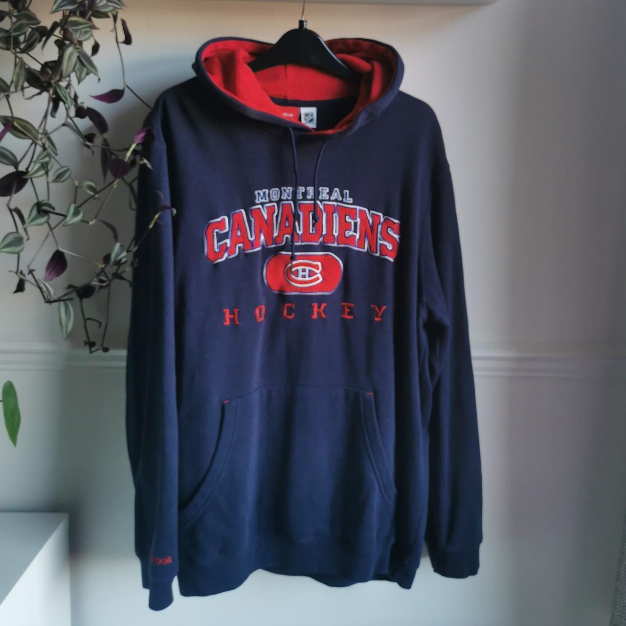 Men's Montreal Canadians NHL hockey hoodie. Reebok...