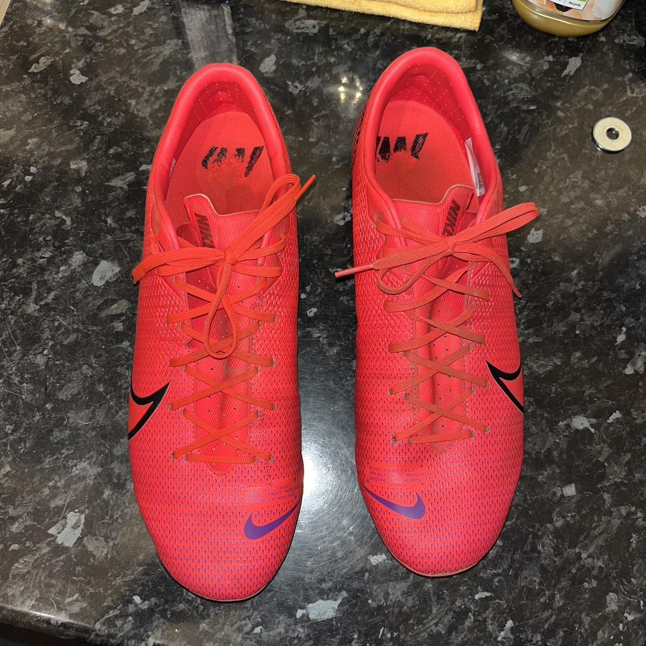 Nike Mercurial- Electric Pink. Worn - Depop