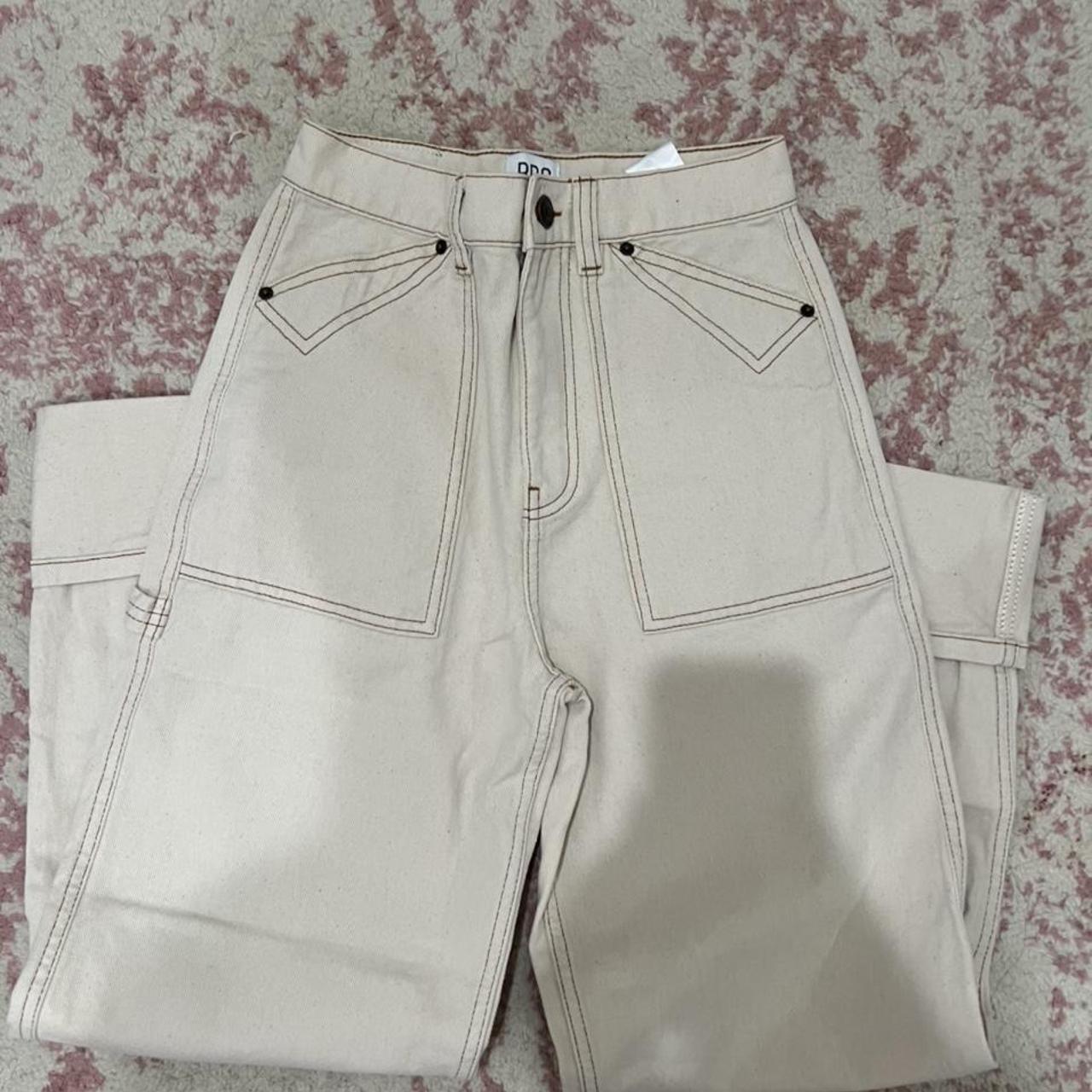 bdg off white carpenter pants size 26 Selling for $60 - Depop