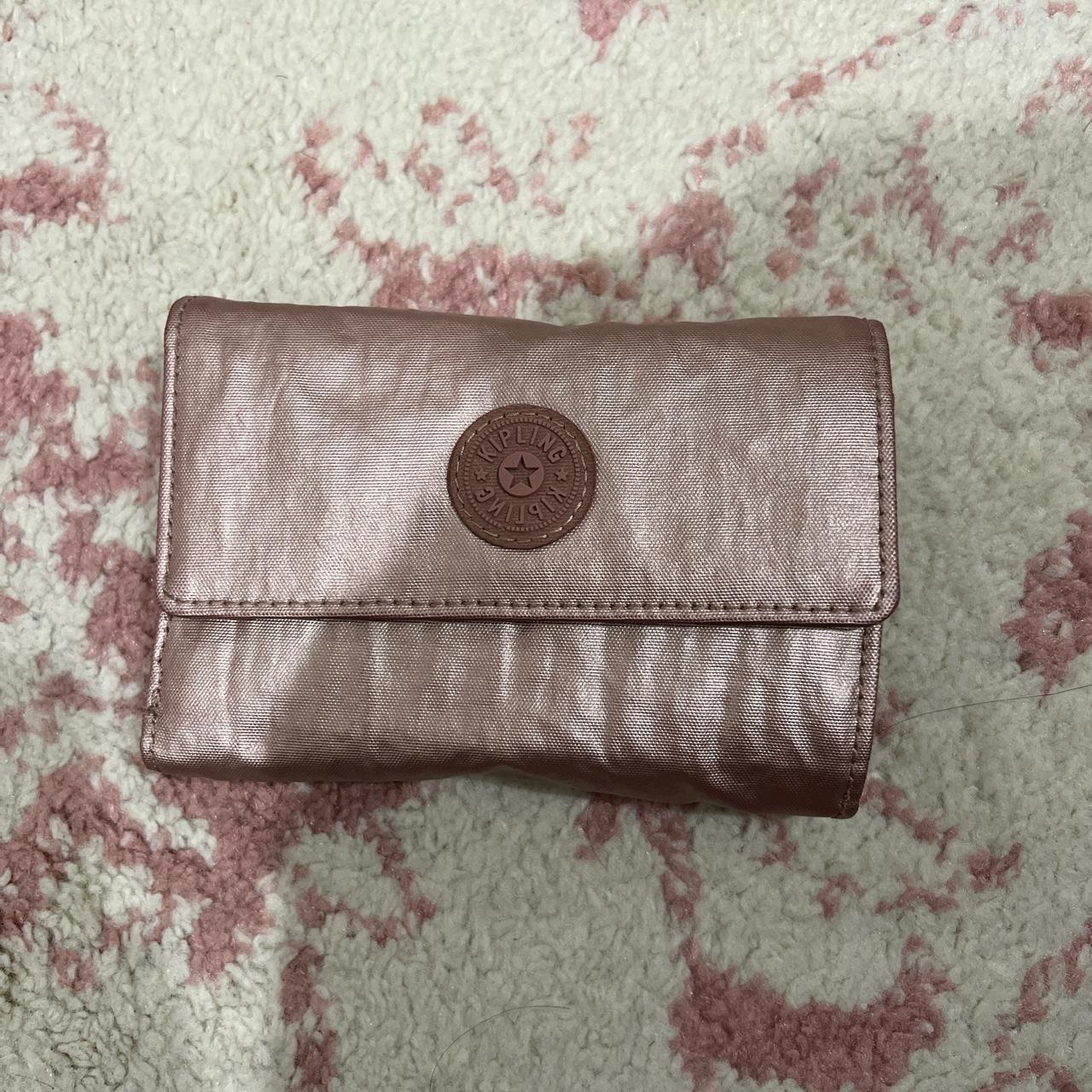 Kipling wallet baby pink Selling for 36 Depop
