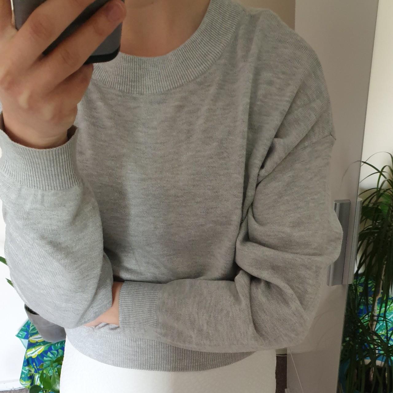 H&M Women's Grey Jumper | Depop