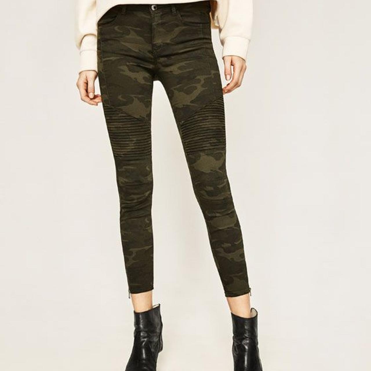 Camouflage sale jeans zara