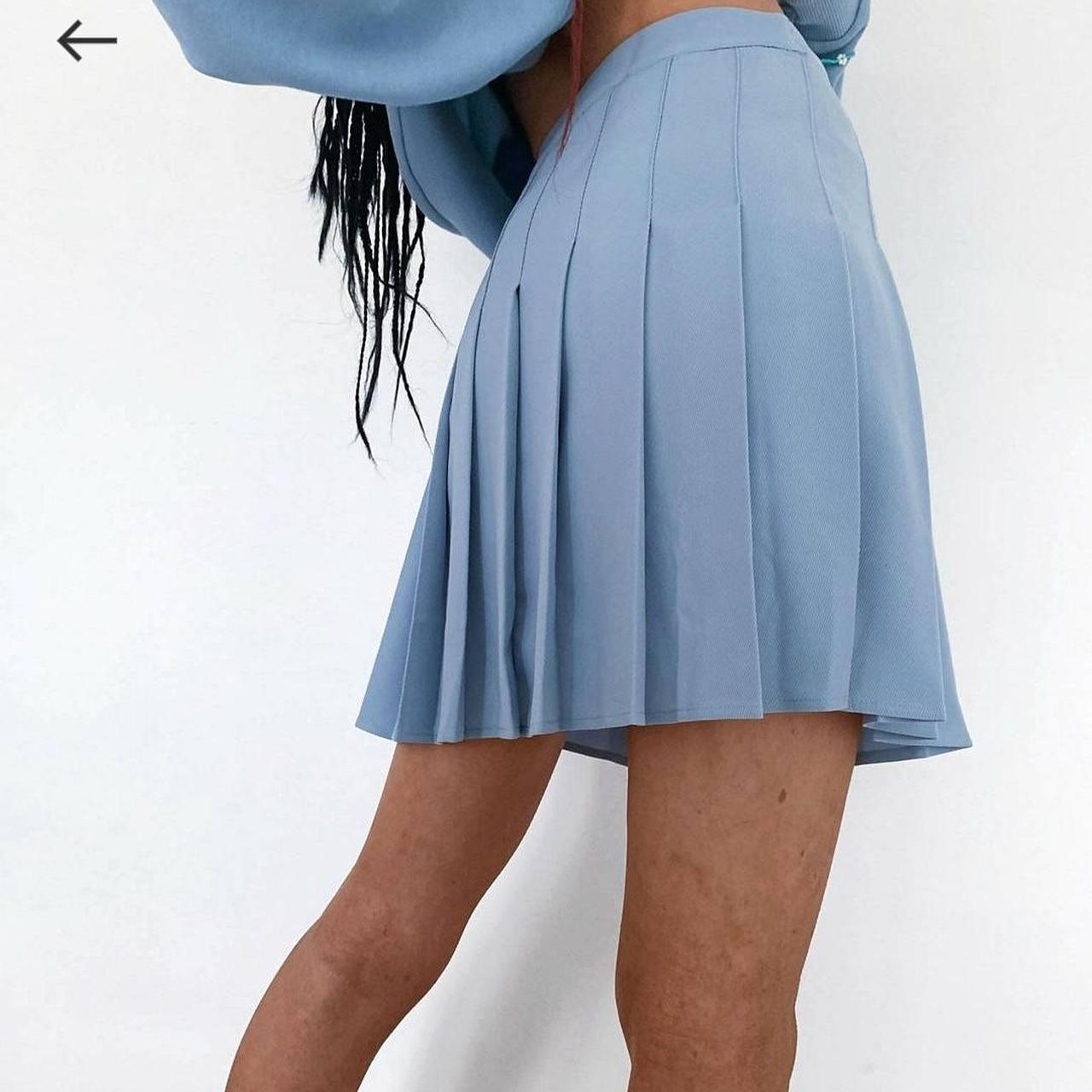 collusion-asos-light-blue-pleated-tennis-skort-skirt-depop