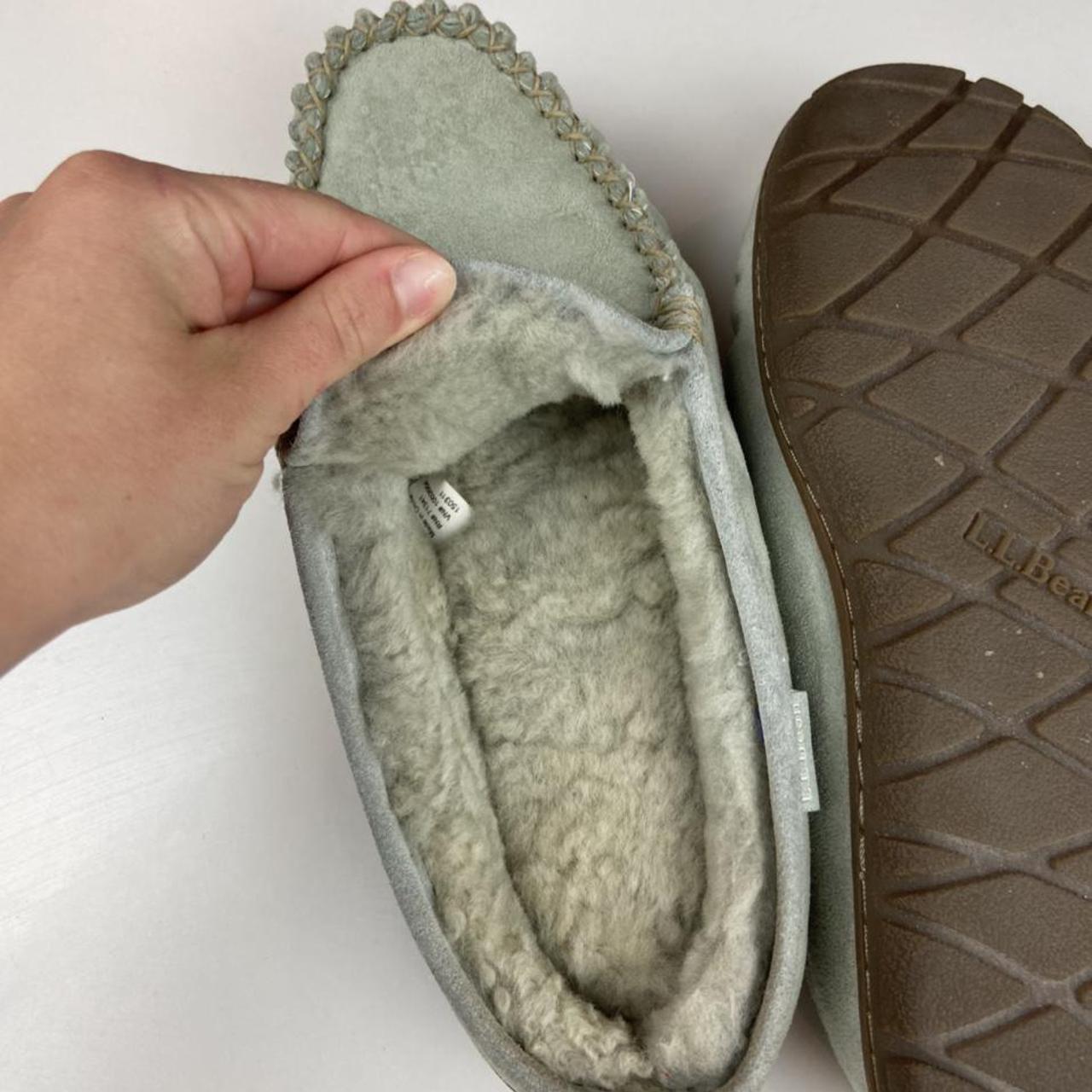L.L. Bean Slippers light blue / mint colored ll bean... Depop
