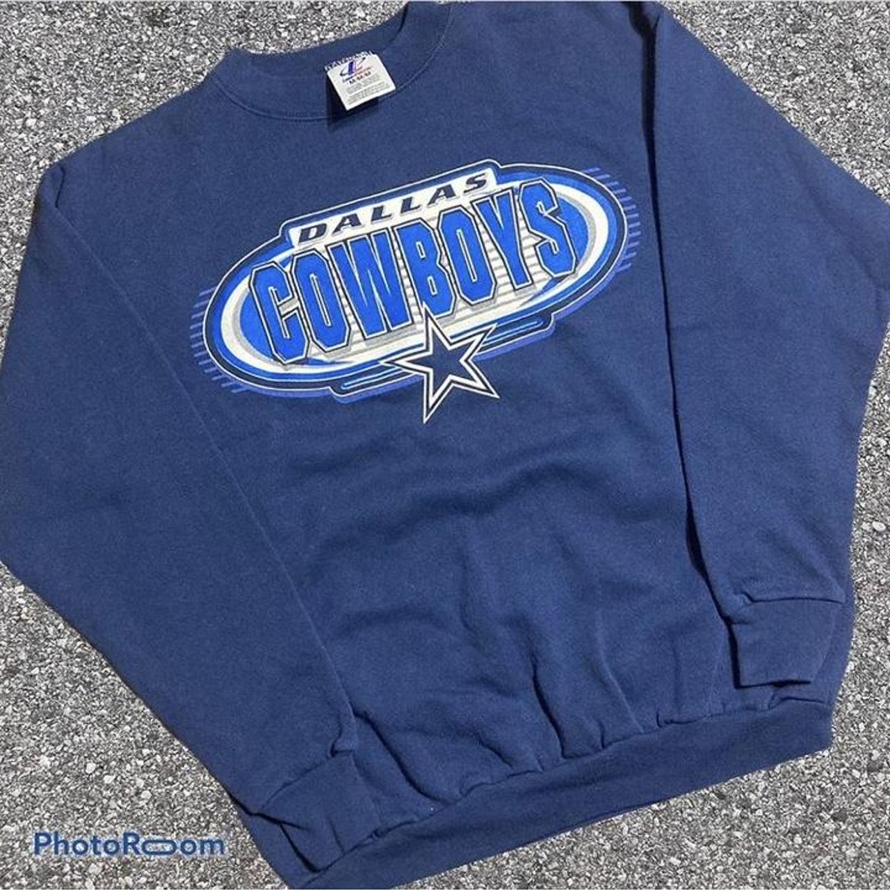 Men's Vintage Dallas Cowboys Sweatshirt Size - Depop