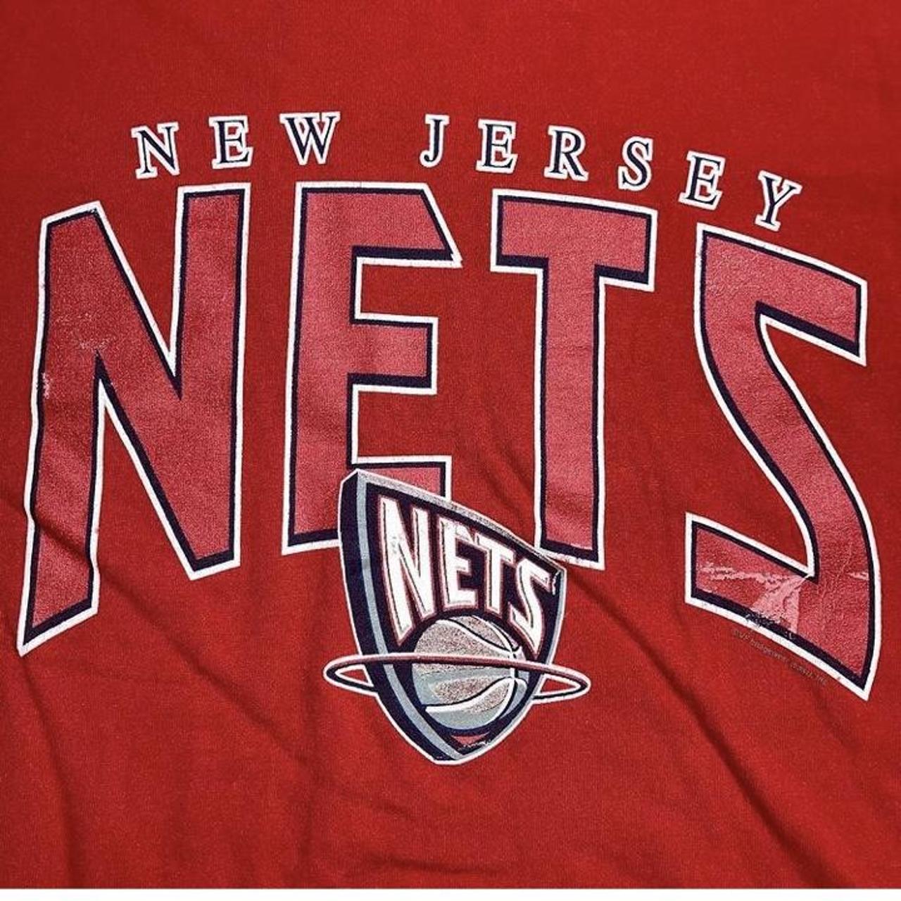 Vintage Lee Tag New Jersey Nets Tee Size: - Depop