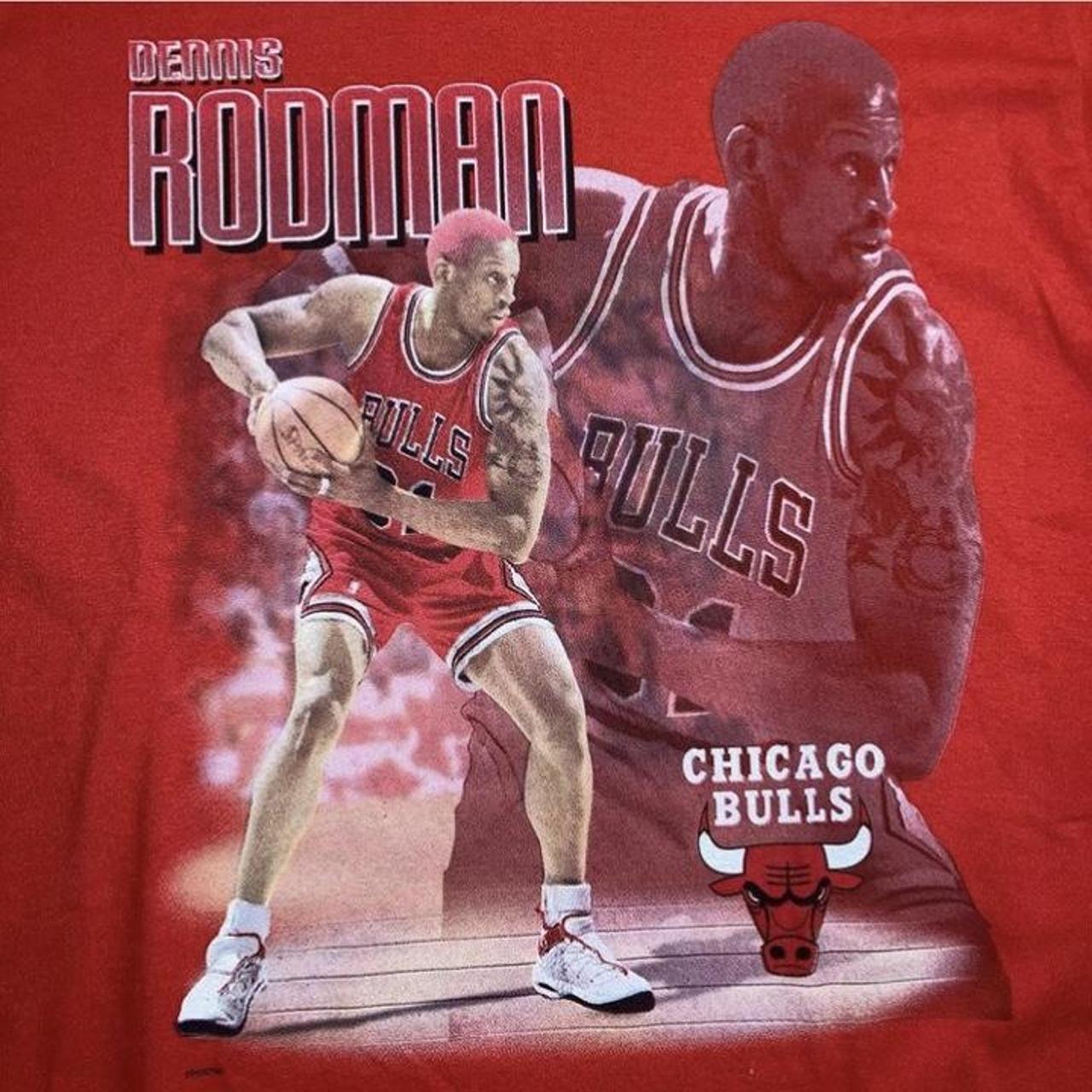 Chicago bulls Dennis Rodman basket ball jersey - Depop