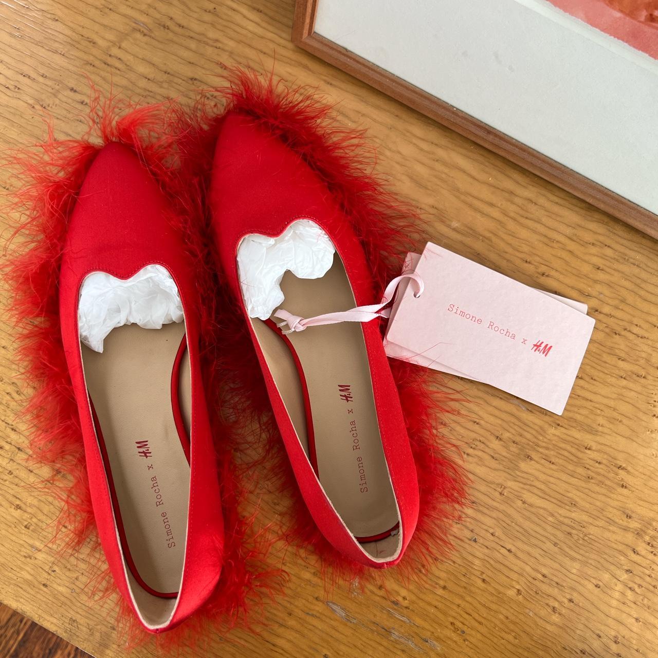 Simone rocha clearance fur shoes