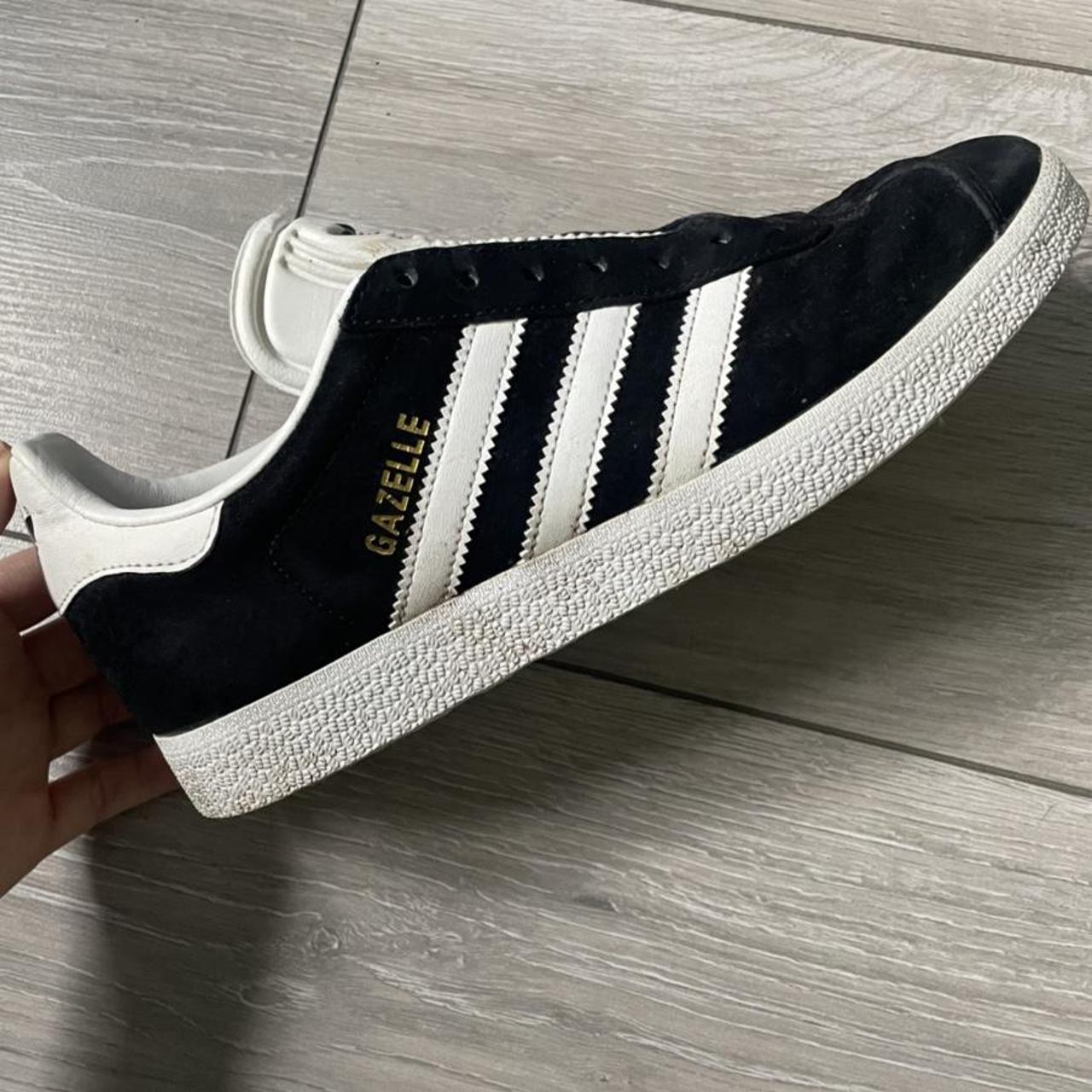 black and white gazelles mens