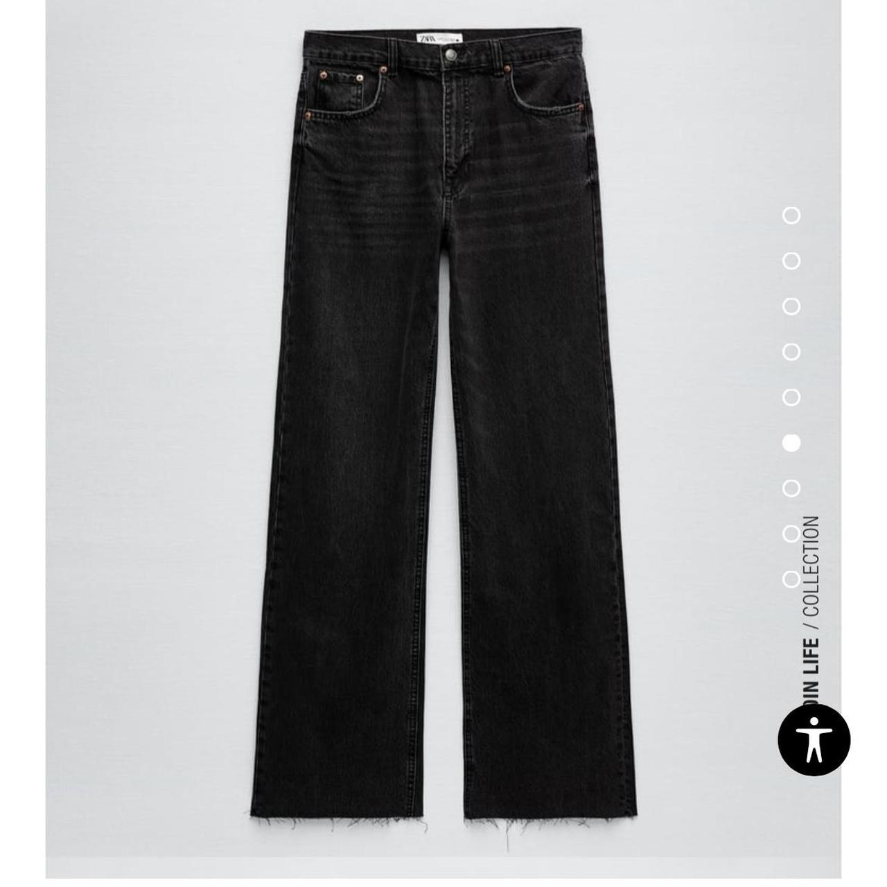 ZARA ZW THE ‘90S FULL LENGTH JEANS Slim Fit Wide... Depop