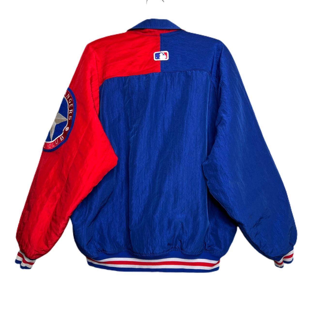 NEW VTG 90's TEXAS RANGERS MLB STARTER SATIN DIAMOND