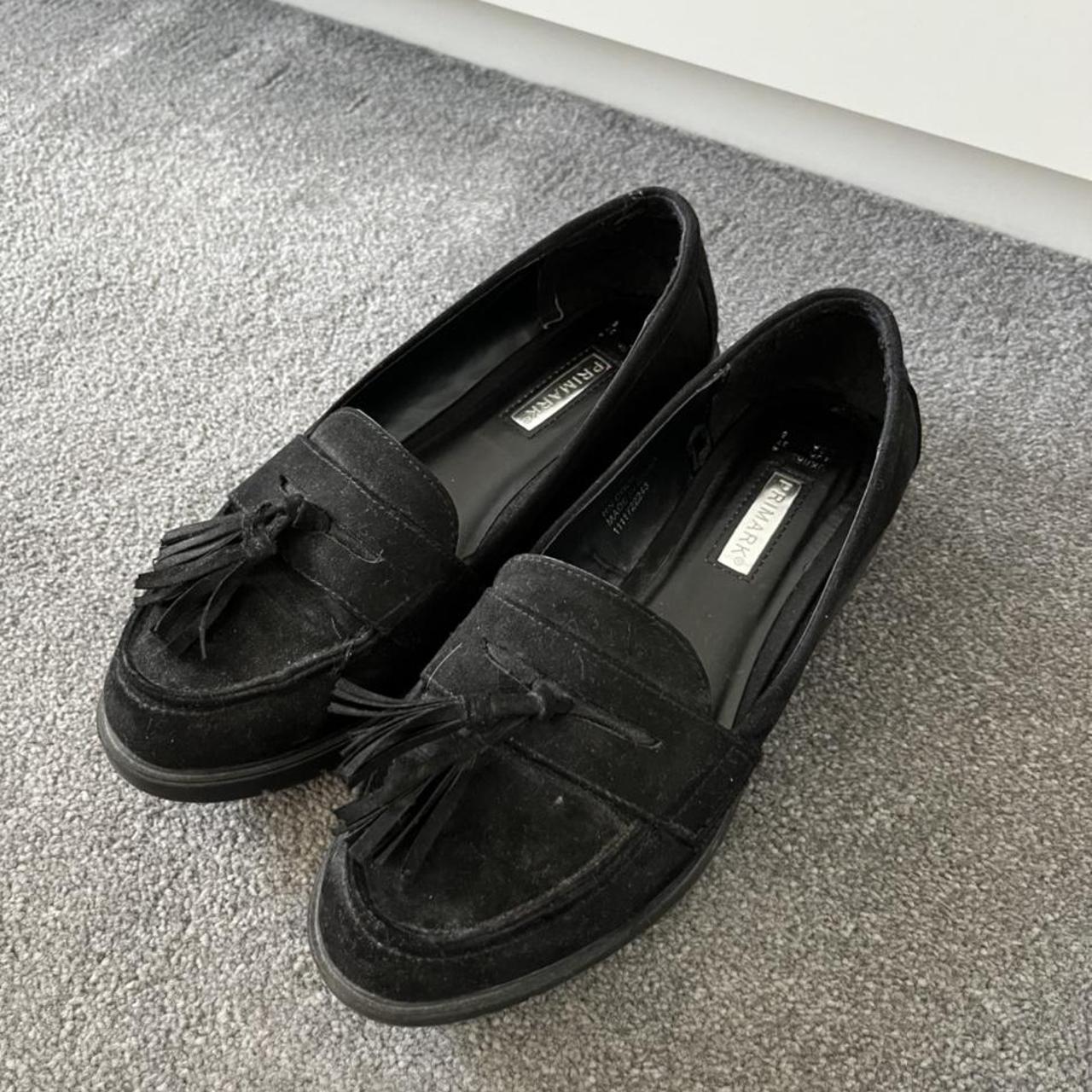 Primark Women's Black Loafers Depop