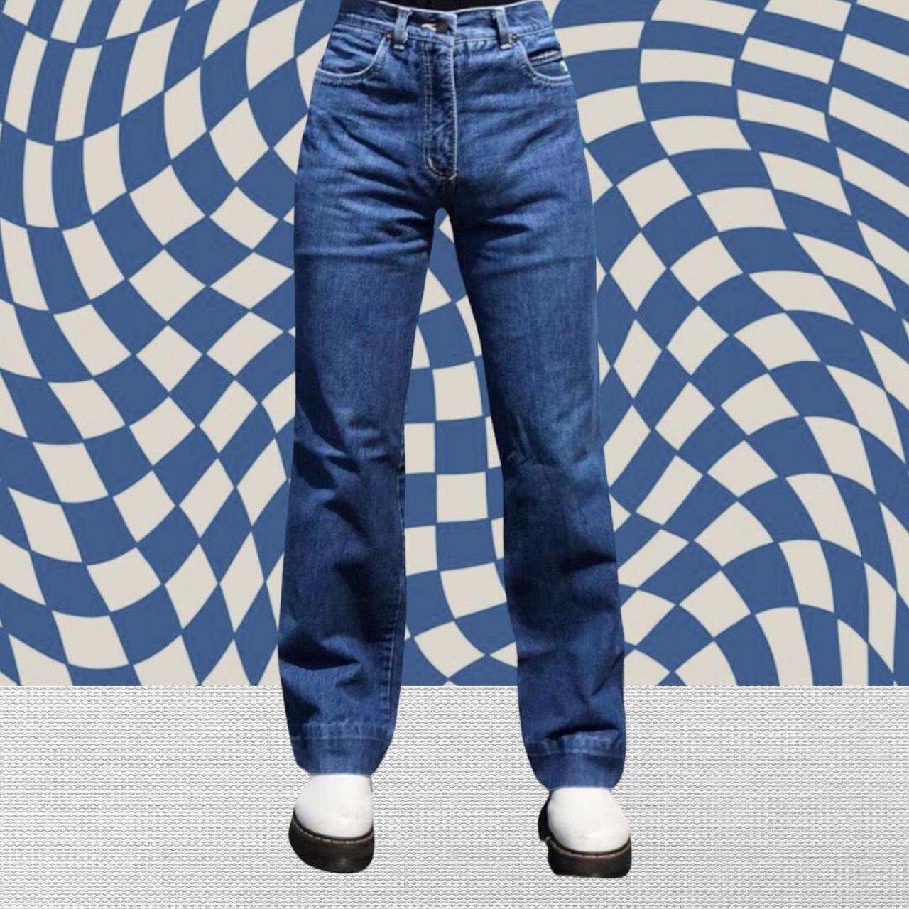 Paco Rabanne Men's Blue and Navy Jeans
