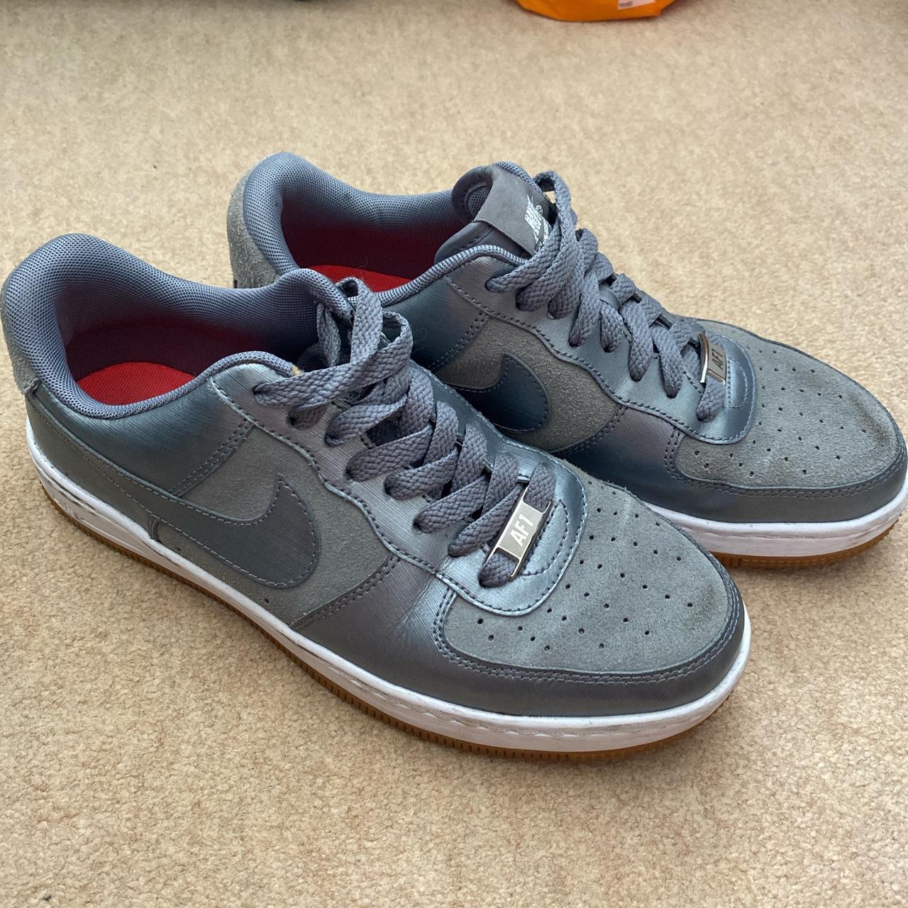 Nike Air force 1 - grey Good condition, used but... - Depop