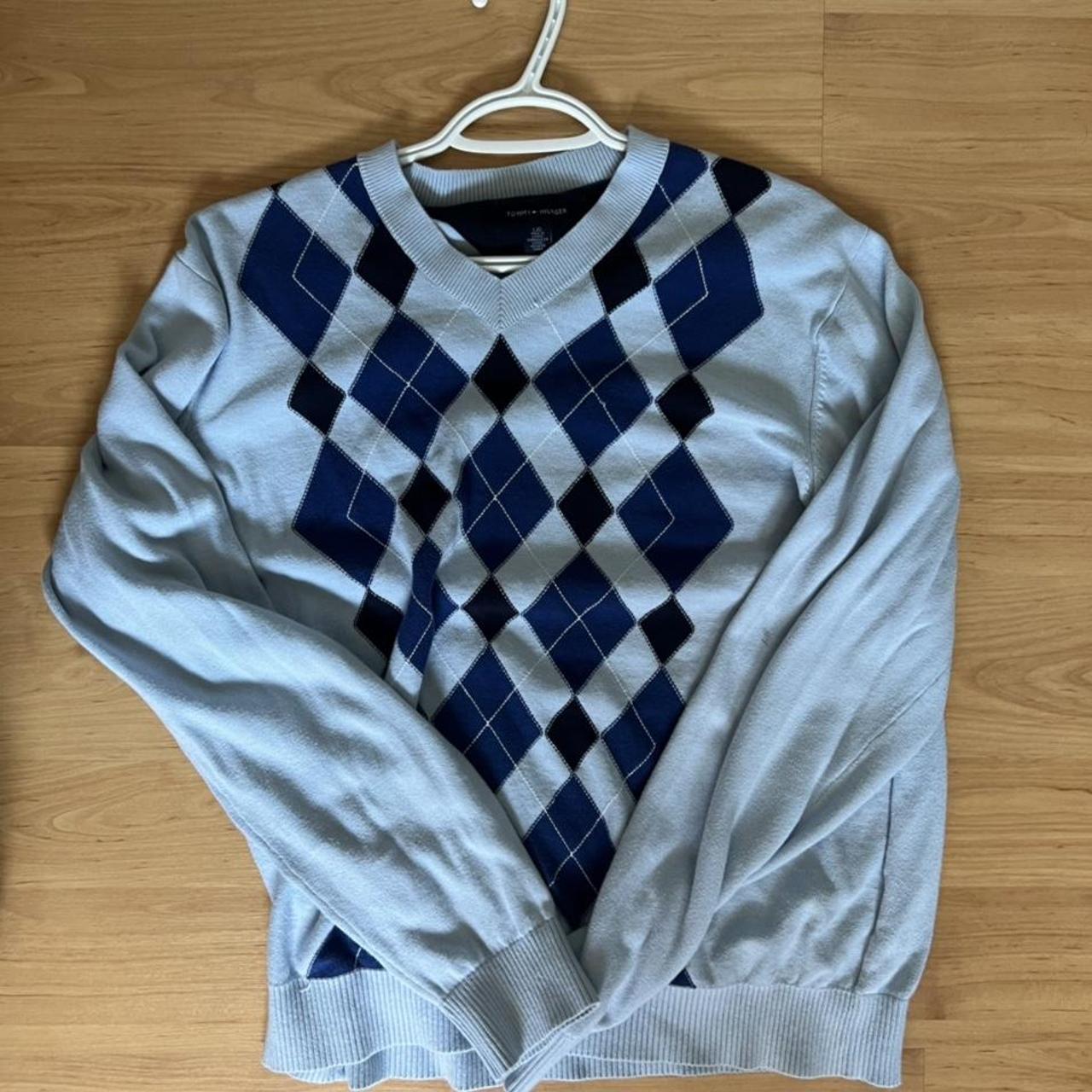 Tommy Hilfiger Vintage Pattern Sweater Very cozy and... - Depop