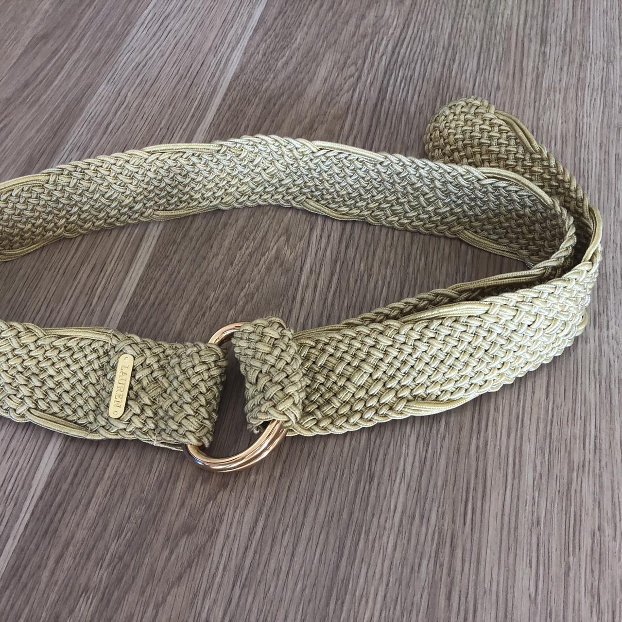 ralph lauren woven belt